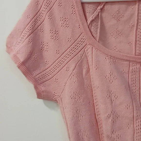 Cache Cache Pink Crop Sweater - Picture 11 of 12